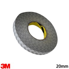 3M 얇은 양면 테이프 20mm 50M 부직포 종이 9080 고급형, 1개
