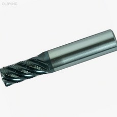 와이지원 하이스 라핑 엔드밀 R1 x25x45x121MM 고경도강황삭가공 금형가공정밀공구, 1개