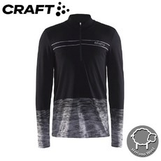 CRAFT 男 全天候長袖拉鍊羊毛衣