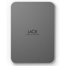 LaCie 모바일 드라이브 보안 5TB 휴대용 외장 하드 2.5인치 Mac 및 PC 스페이스 그레이(STLR5000400), Refresh, Space Grey