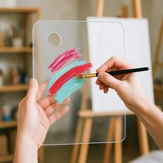 해피바잉스토어 투명 아크릴 팔레트20x30cm 직사각 미니팔레트