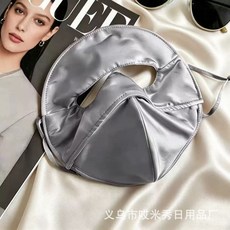 全臉仿真絲防曬面罩 女戶外防紫外線遮陽不蹭妝, 絲緞面防曬面罩-帶軟骨支撐】_4, 1個
