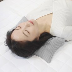 즐잠 메밀베개 경추 목베개 일자목 거북목베개 목디스크 낮은, 1개, 메밀(일반/단면/그레이)