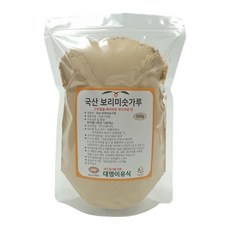 대명이유식 국산 쪄서 볶은 보리미숫가루 100% 늘보리쌀 볶은보리가루 옛날 보리선식, 1개, 500g