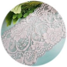 dklace 스판레이스 / DK-10-4273(14cm) 스판레이스 랏셀레이스, L/Grey, 1개