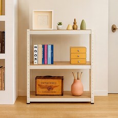 벨라까사 고강도 무볼트 메탈 앵글선반 900 조립식 철제선반 건조기선반, 3단, 화이트