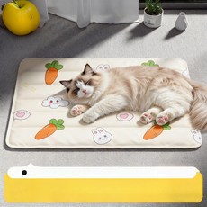 여름용 반려동물 쿨링 매트 고양이 강아지 냉방 침대, 1개, 랜덤 스퀘어