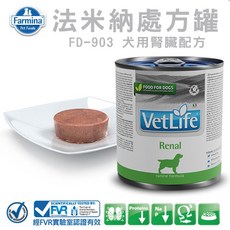 法米納Farmina 犬用 腎臟配方 短效26年3月 處方罐 300g 狗處方主食罐, 1個