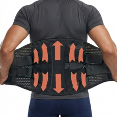 교정명가 허리 보호대 재활 압박 교정 밴드 복대, 1개