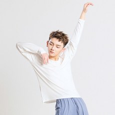 무용복 남상의 블랙 성인 무용 현대무용 연습복 세트 학생 와이드 팬츠 의상