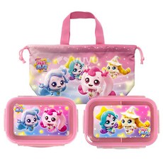 캐치티니핑5 도시락-피크닉 2단 조리개세트 YP5461 (S0077), 캐치티니핑5-S0077