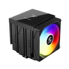 GAMERX 정품 MK6 CPU쿨러/온도 사용량 디스플레이/울트라5지원(1851소켓), 블랙, 1개