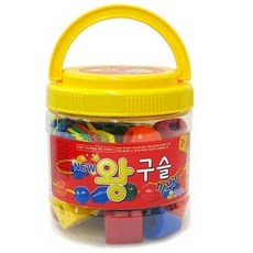 4004 한립토이 왕구슬 끼우기, 1개, 혼합색상