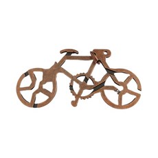 魯班鎖孔明鎖 解鎖玩具 益智環 九連環 益智解鎖玩具, 1個, 自行車鎖