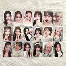 아이브 얼빡샷 포카 포토카드 장원영 캘린더 2024 리즈 레이 안유진 이서 가을, 비공굿, 18장, 1개