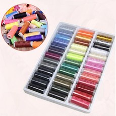 가정용 수선 재봉실 바느질 미싱실 반짇고리 세트, 1개, DOSI 39색실세트