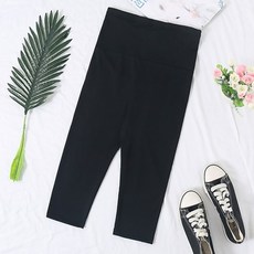 PU_퓨어 빅밴드 실링 임부 칠부팬츠