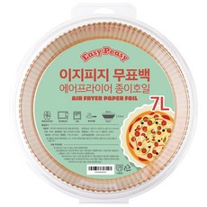이지피지 무표백 에어프라이어 종이호일, 1개, 90개입, 23cm