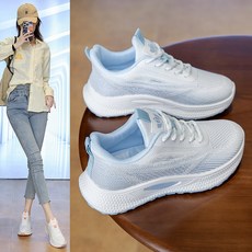 FvaBzon 여성 경량 통기성 쿠션 운동화 데일리 워킹화 러닝화