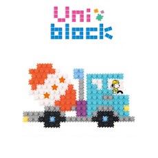 유니블럭 6000 탈것 만들기 택1 tbo*7426Gr, UB016.레미콘, 1개