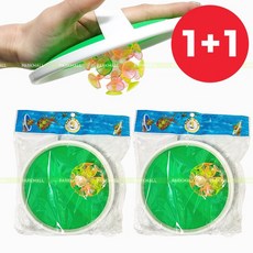1+1 흡착식 캐치볼 (흡착공 글러브2개 던지기놀이 공놀이 야구 어린이 케치볼), 색랜덤 2개