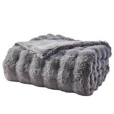 EMME 토끼털 같은 느낌의 담요 따뜻한 극세사 이불 무릎 담요 캠핑 담요 가을 겨울용