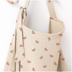 를 위한 MairMore 머슬린 커버 엄마와 를 아치 네크라인이 있는 프라이버시 통기성 100% 면 간호 앞치마 다용도 유모차 커버