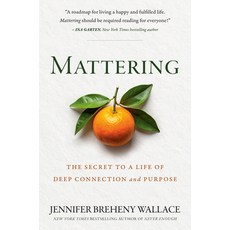 (영문도서)Mattering: The Secret to a Life of Deep Connection and Purpose Hardcover, Portfolio, English, 9780593850596