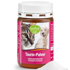 德國動物好朋友 天然牛磺酸粉-心臟保健/貓咪必需氨基酸/生鮮食必備/內附量匙, 1個, 心臟/肝臟, 1份