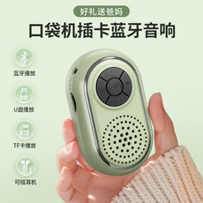 迷你口袋藍牙插卡音箱 無線戶外收音機, 1個