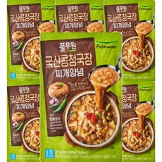 풀무원 국산콩 청국장 찌개양념 130g 6개