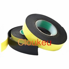 0.5mm/1mm/1.5mm/2mm 두께 EVA 단면 스폰지 테이프 검정색 폼 고무 방음 실란트 스트립, 04 0.5mm, 01 EVAdm-5meter, 05 15mm, 1개