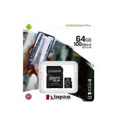 Kingston Canvas Select Plus microSD 記憶卡, 1個, 64GB