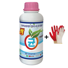 친환경 살균제 모두싹균 1키로 흰가루병 탄저병 갈색무늬병 약 곰팡이병 +전용장갑세트, 1kg, 1세트