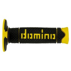 DOMINO 總代理 A260粗顆粒 握把套 好抓握 耐磨 越野 林道, 黑黃, 1個