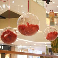 제임스마켓 투명 플라스틱 볼 16cm DIY재료