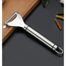 304不鏽鋼削皮刀 多功能水果蔬菜刨刀 附挖芽孔設計 易清洗耐用 18.5cm, 1個, 304不鏽鋼削皮器(削皮), 銀色(不鏽鋼)