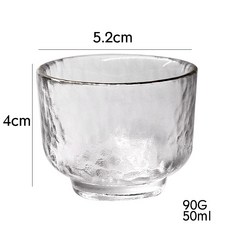 日式無鉛玻璃酒壺, 1個, 50ml