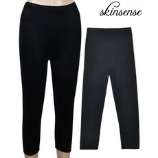 미지쇼 여자 7부레깅스 블랙 스판