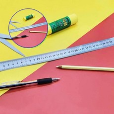 쌍문상회 지금 필요한 사무용 스틸 스틸자 쇠자 자 30cm 31872EA, 본상품