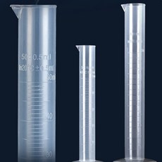 안스인홈 플라스틱 매스 실린더 메스실린더100ml, 50ml