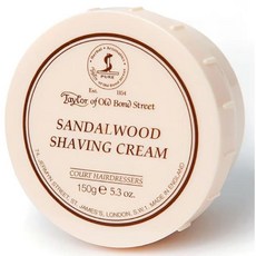 테일러 오브 올드 본드 스트리트 샌들 슬리퍼 조리 우드 면도 크림 150g 일본 쉐이빙 폼 1112955, 1개