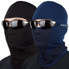 FoBel CooL-MAX 바라클라바 여름 복면 쿨 바라클라바, 2개, 블랙