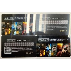 Valve Complete Pack 19款遊戲合1 惡靈勢力2 CS:GO 傳送門2 戰慄時空大全, 1個