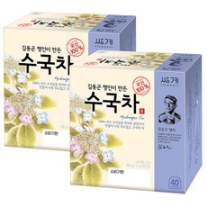 쌍계 수국차 80T (40개입x2개), 1.2g, 40개, 8개
