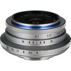Venus Optics owa 10 F4 쿠키 E RF ZFuji L 마운트용 APS-C 미러리스 카메라용 팬케이크 스타일, 01 silver, 01 silver, 10) L-mount - silver