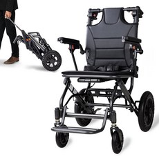 탄탄 여행용휠체어 캐리어형휠체어 고급휠체어 편리한휠체어 경량휠체어 가벼운휠체어 휠체어 간편한휠체어 이동편한 휠체어 10.5kg, 1개, TW5SC+가방