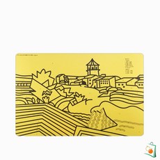 OS 데코샌드아트 명화도안 색모래 별매 중 프라데스 마을 모래도안 그림도안