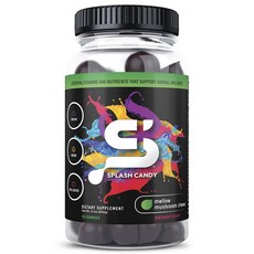 SplashCandy Mellow Mushroom Chew覆盆子口味軟糖, 1個, 60顆