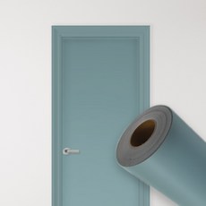 퀸하우징 방문 현관문 단색 인테리어필름 문 시트지, 15. 에메랄드 그레이 DSQ315